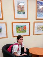 Лето - активная пора пленэров на подворье нашего храма.