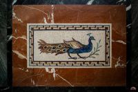 Мозаичное убранство алтаря в храме святого Георгия Победоносца. Мозаичное убранство алтаря в храме святого Георгия Победоносца.