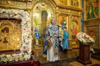 Настоятель сопровождает принесение списка Донской иконы Божией Матери в Калмыкию Настоятель сопровождает принесение списка Донской иконы Божией Матери в Калмыкию