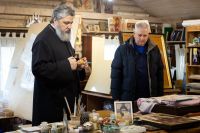 Молебен преподобному Серафиму Саровскому с участием сотрудников территориального управления специальной связи