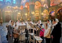 Литургия в Патриаршем соборе во имя Воскресения Христова Литургия в Патриаршем соборе во имя Воскресения Христова