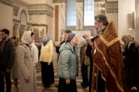 Всенощное бдение в престольный праздник в честь Сорока мучеников Севастийских.