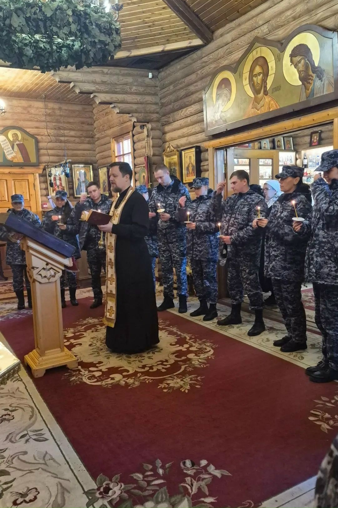 Молебен для сотрудников МВД