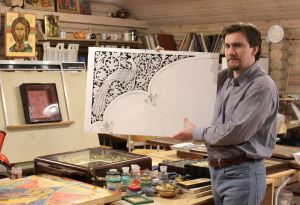 Резной орнамент для Царских врат