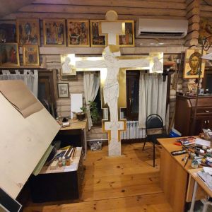 Золочение Креста-распятия