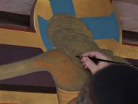 Крест-распятие для нижнего храма