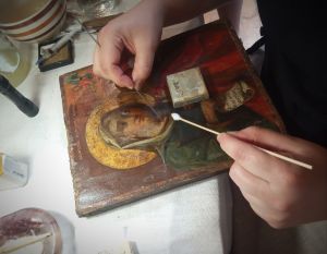 Мастер-класс по реставрации древних икон под руководством Ирины Павловны Гефдинг