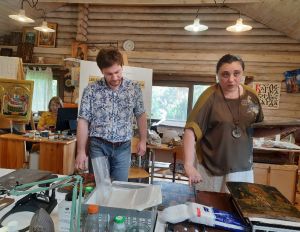 Мастер-класс по реставрации древних икон под руководством Ирины Павловны Гефдинг