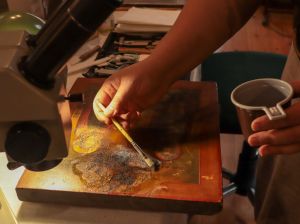 Мастер-класс по реставрации древних икон под руководством Ирины Павловны Гефдинг