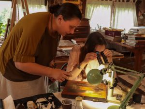 Мастер-класс по реставрации древних икон под руководством Ирины Павловны Гефдинг