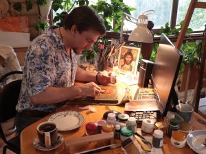 Мастер-класс по реставрации древних икон под руководством Ирины Павловны Гефдинг