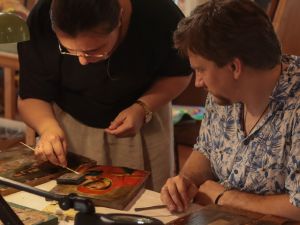 Мастер-класс по реставрации древних икон под руководством Ирины Павловны Гефдинг