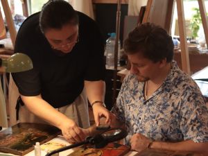 Мастер-класс по реставрации древних икон под руководством Ирины Павловны Гефдинг