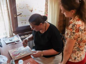 Мастер-класс по реставрации древних икон под руководством Ирины Павловны Гефдинг