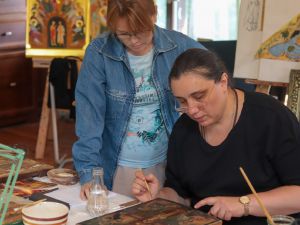 Мастер-класс по реставрации древних икон под руководством Ирины Павловны Гефдинг