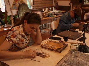 Мастер-класс по реставрации древних икон под руководством Ирины Павловны Гефдинг