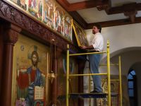 Завершилась работа над иконостасом храма 40 Севастийских мучеников