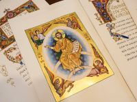 Миниатюры в напрестольное рукописное Евангелие