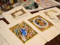 Миниатюры в напрестольное рукописное Евангелие