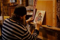 Атмосфера нашей иконописной мастерской