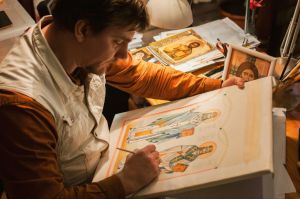 Роспись алтаря храма Сорока мучеников Севастийских