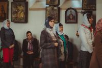 Божественная литургия в селе Займо-Обрыв