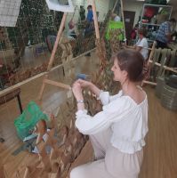 Плетение маскировочных сетей