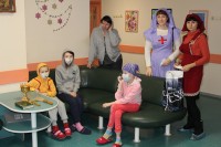 Молебен в детской областной больнице