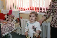 Молебен в детской областной больнице