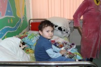 Молебен в детской областной больнице