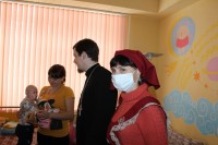 Молебен в детской областной больнице