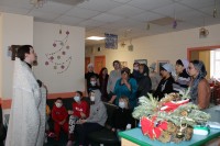 Молебен в детской областной больнице