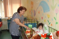 Поздравление детей гематологического отделения