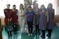 Поздравление детей гематологического отделения