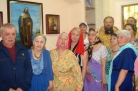 Молебен в Центре защиты населения