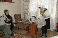 Поздравление ветеранов и пожилых людей