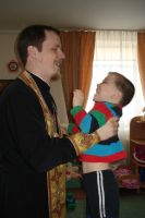 Причастие деток в Аревике