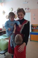 Причастие деток в Аревике