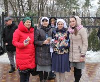 Молебен на месте погребения протоиерея Иоанна Домовского