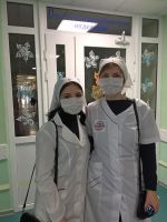 Поздравление с Рождеством детей в областной больнице