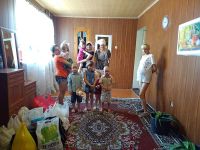В гостях у семьи многодетной мамы Оксаны Кристининой