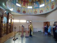 Молебен в отделении кардиологии