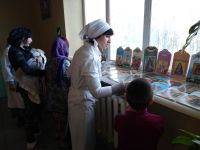 Молебен в отделении кардиологии