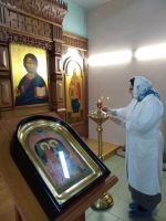 Молебен в отделении кардиологии