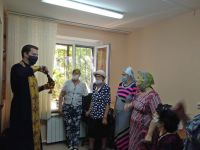 Молебен в Центре социального обслуживания населения