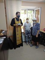 Молебен в Центре социального обслуживания населения