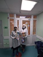 Поздравление детей в Областной больнице