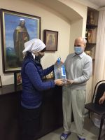 Поздравление с праздником Крещения Господня подопечных сестричества