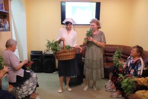 Беседа в клубе пенсионеров «Оптимист»