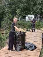 Уборка Георгиевского сада